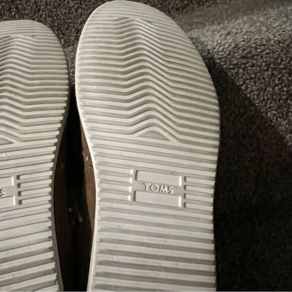 Men’s Toms Suede Dress Shoes Tan/Light Brown Sz 12 - Picture 7 of 13